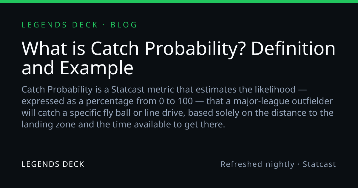What is Catch Probability? Definition and Example | Legends Deck
